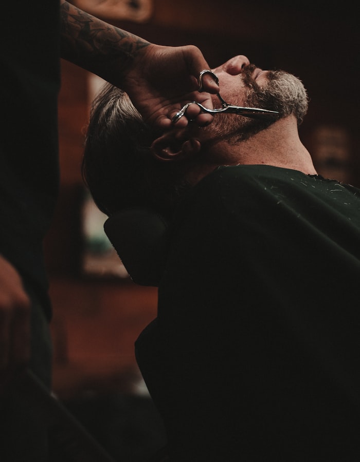 Precise fade done at the barbershop