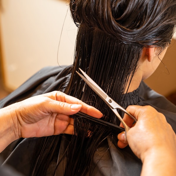 Ergebnis der Keratin-Glättung