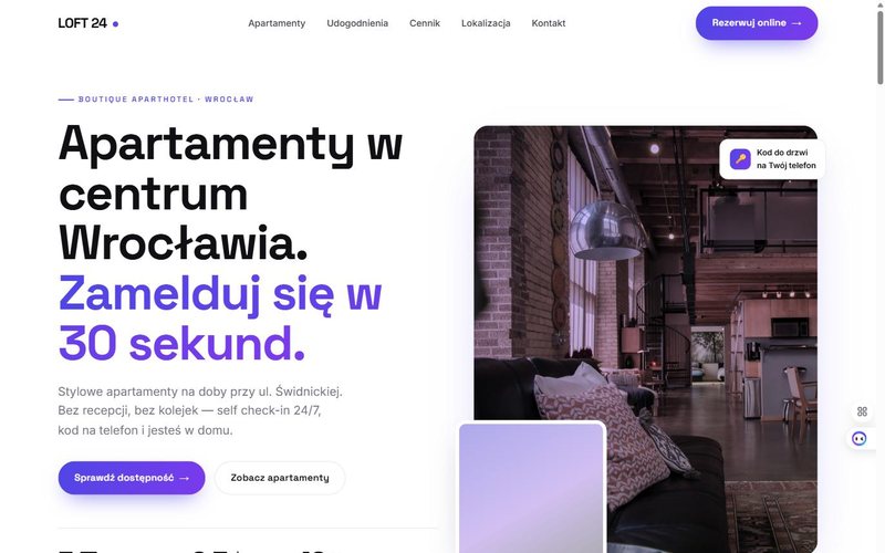 LOFT 24 — demo strony WK Digital