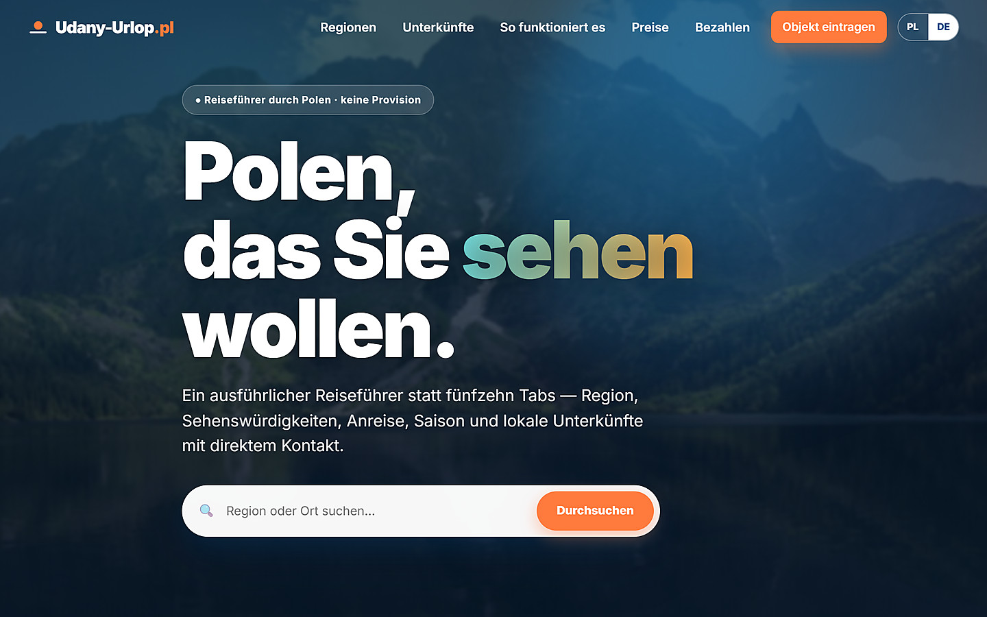 Udany-Urlop.pl — wielojęzyczny portal turystyczny